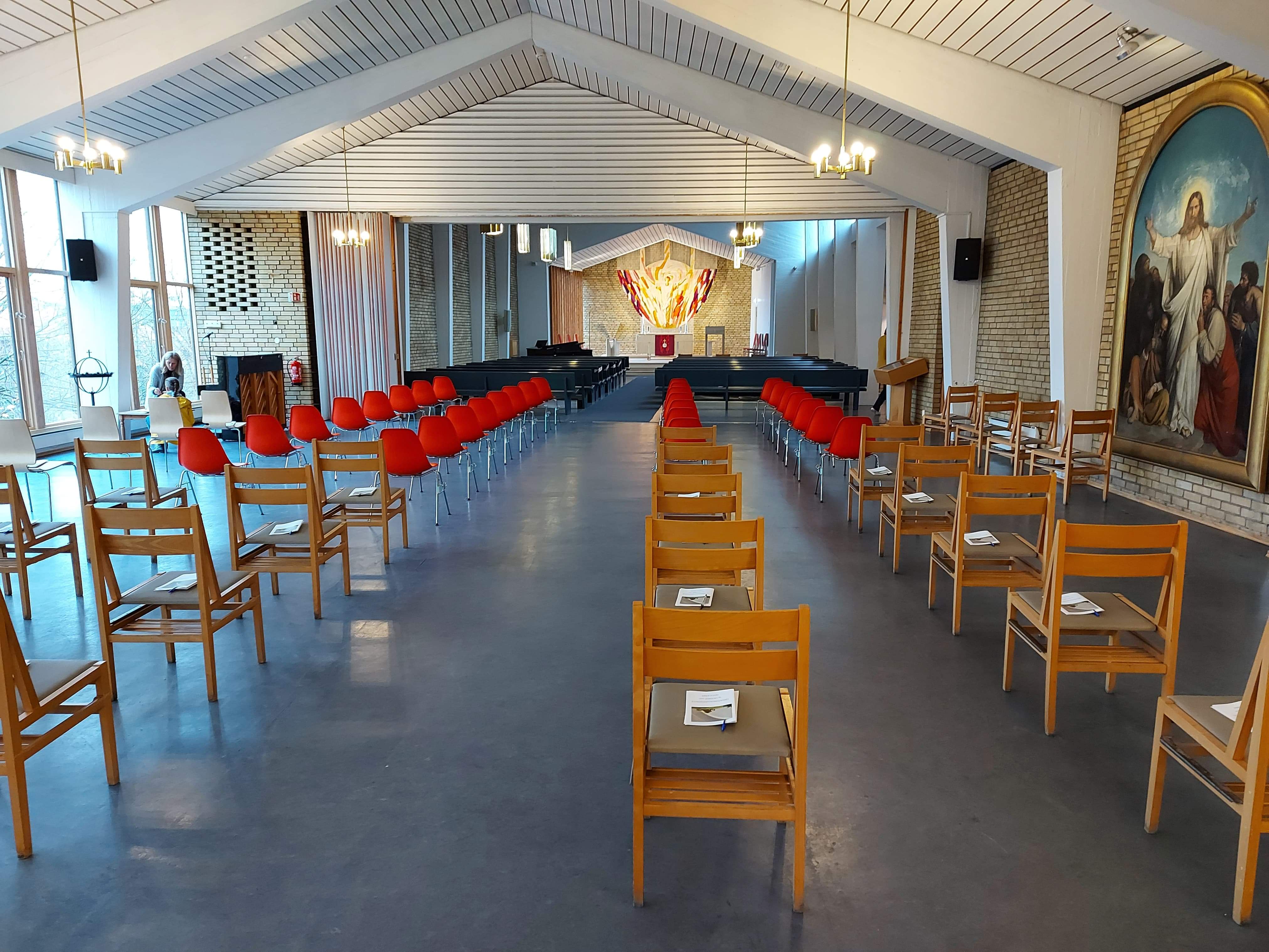 Klar til åpningsgudstjeneste 25. okotber