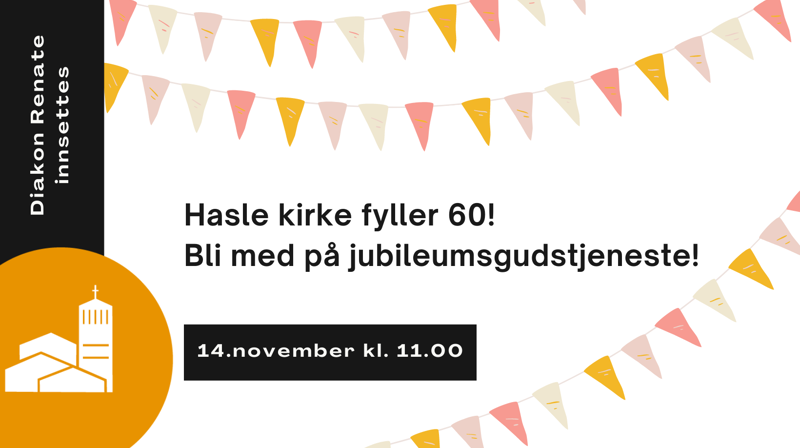 Hasle kirke feirer 60 (61) års jubileum!