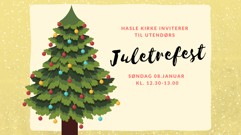 Utendørs juletrefest