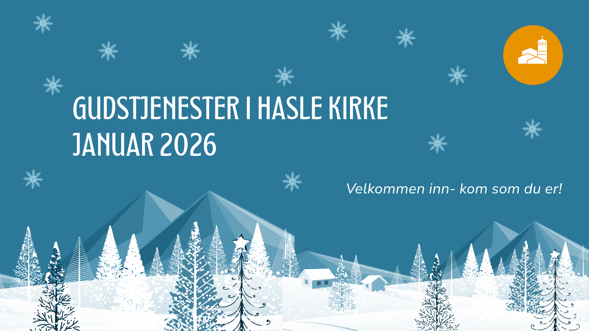 Gudstjenester i januar 2026