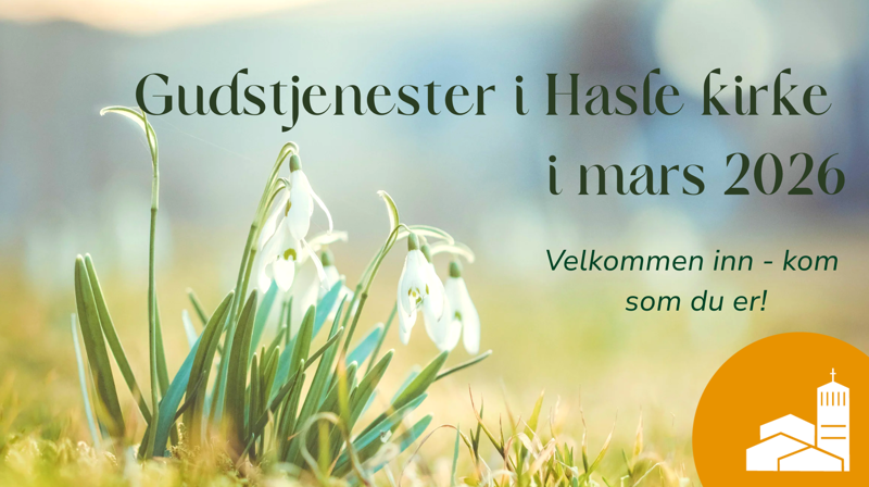 Gudstjenester i mars 2026