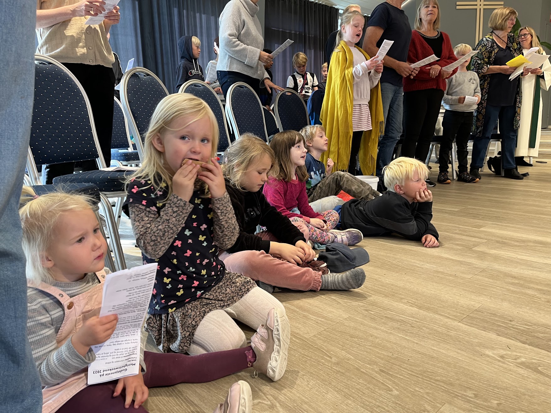 Små og store på menighetsweekend