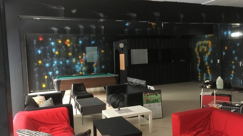 Oppussing av kjelleren i Holmlia kirke