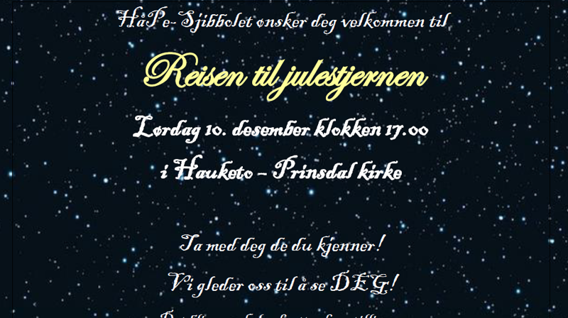 Reisen til julestjernen!