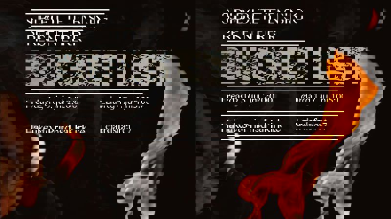 Sjibbolet-revyen 2017: Bucket List