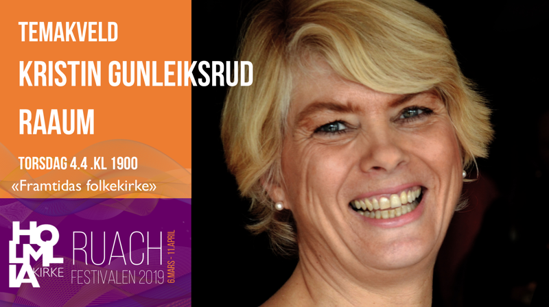 Temakveld med leder i Kirkerådet: "Framtidas folkekirke" torsdag 4.april kl. 19