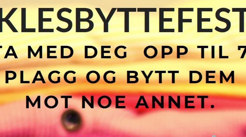 KLESBYTTEFEST - lørdag 05. nov.