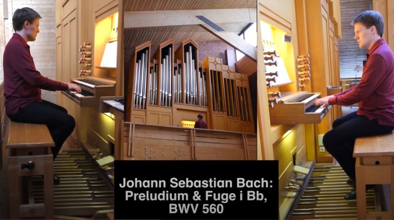 ORGELKONSERT spilt av organist Ansgar Beste