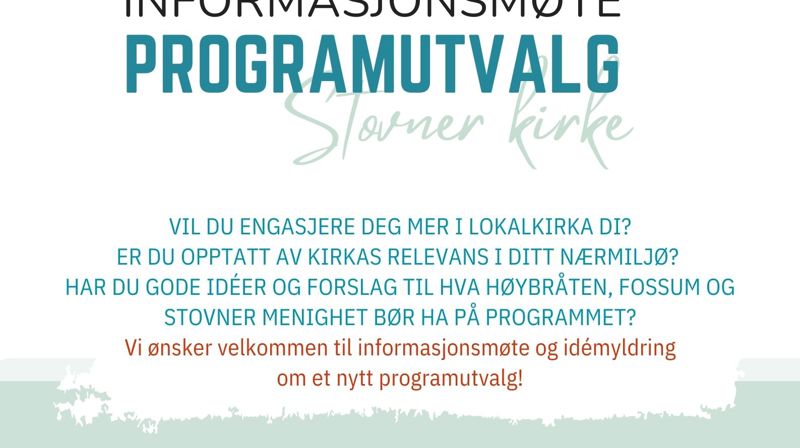 Informasjonsmøte - programutvalg 20.09