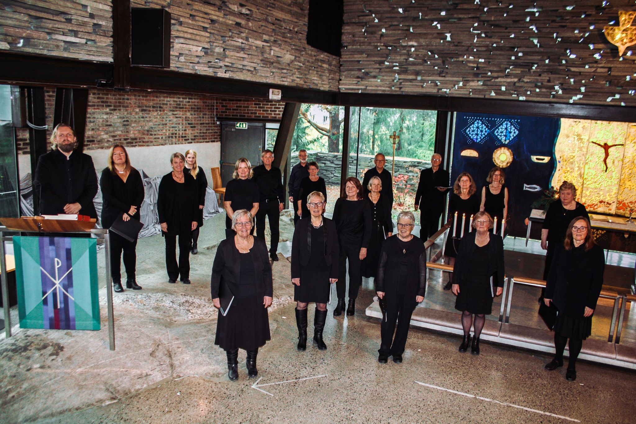 Kirkekoret, Mortensrud kirke 01.11.2020. Fotograf: Pernille Askersrud