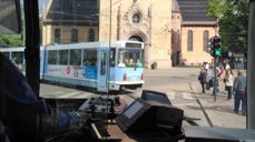 "Her skal kirken ligge," har aldri Karl Johan sagt, men her ligger den ved Stortorvet