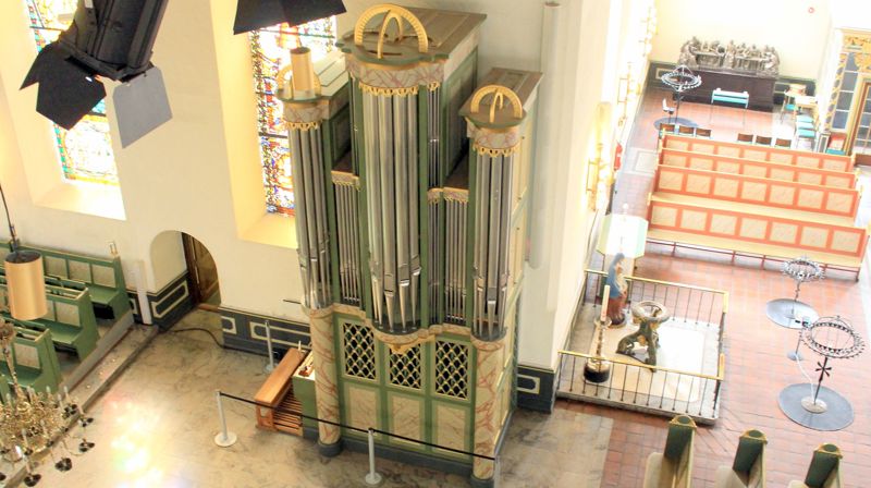 Kirkerommet i fugleperspektiv