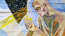 Fra Hugo Lous Mohrs takmaleri. Foto: Petter Mohn