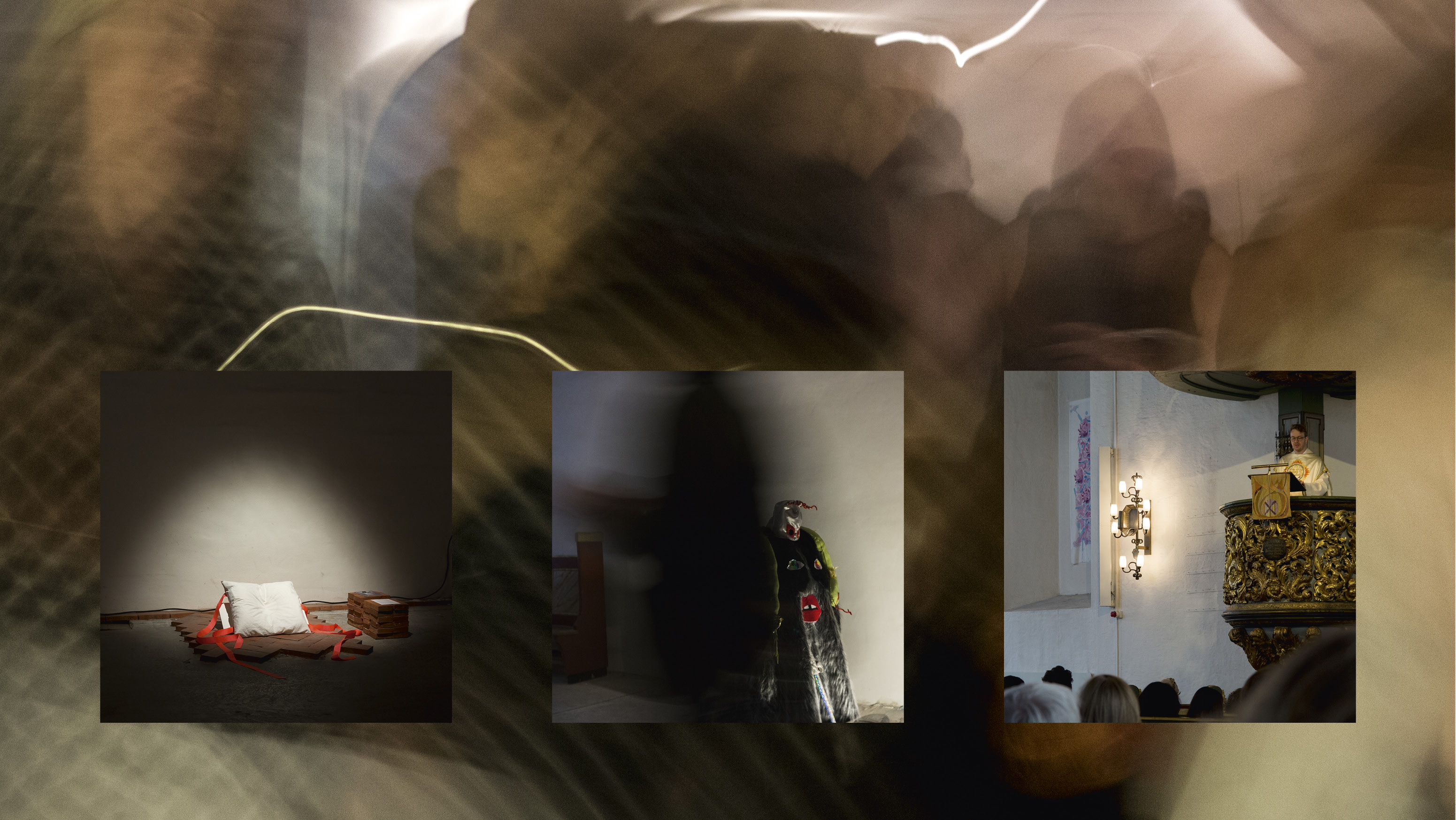 Kunst i høymessen. Foto: Munch design