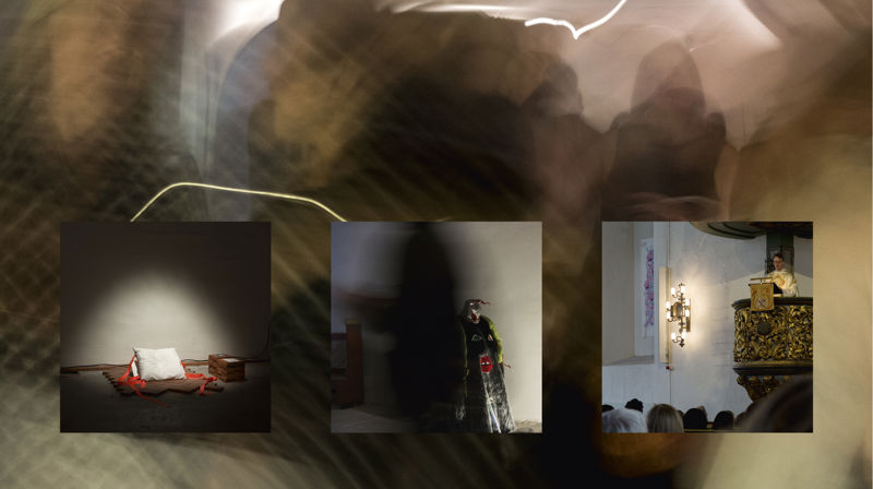 Kunst i høymessen. Foto: Munch design