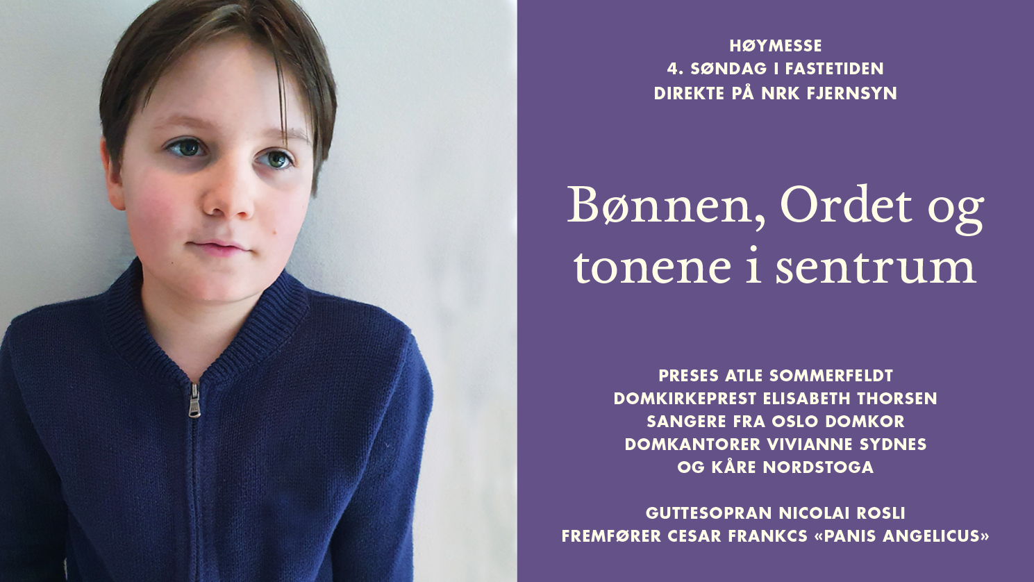 Guttesopran Nikolai Fosli. Foto: Privat