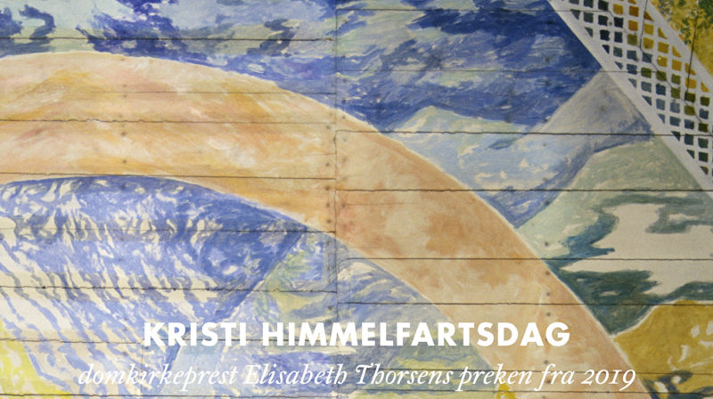 Fra takmaleriet malt av Hugo Lous Mohr i Oslo domkirke. Foto: Petter Mohn