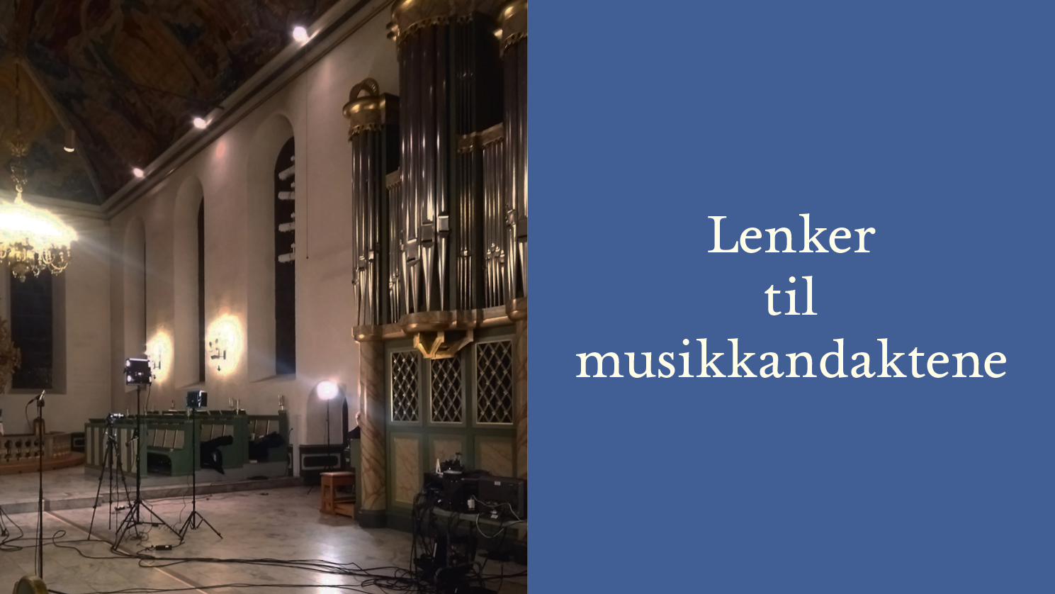 Stemning i Oslo domkirke etter strømming 15. mars 2020. Foto: Valborg Orset Stene