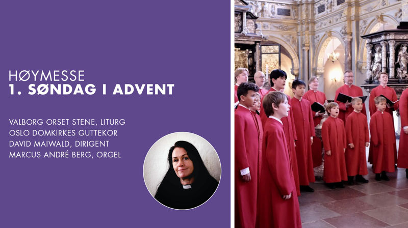Høymesse på første søndag i advent
