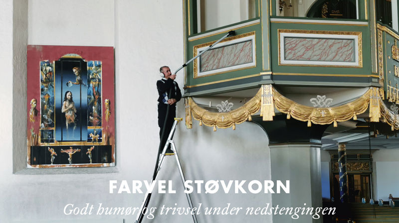 Kirkevakt Faulus Korkunc får støvkornene til å forsvinne. Tekst og bilder: Domkirkeprest Jonas Lind Asgedom