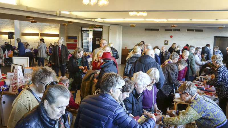 Det var bokstavelig talt fullt hus