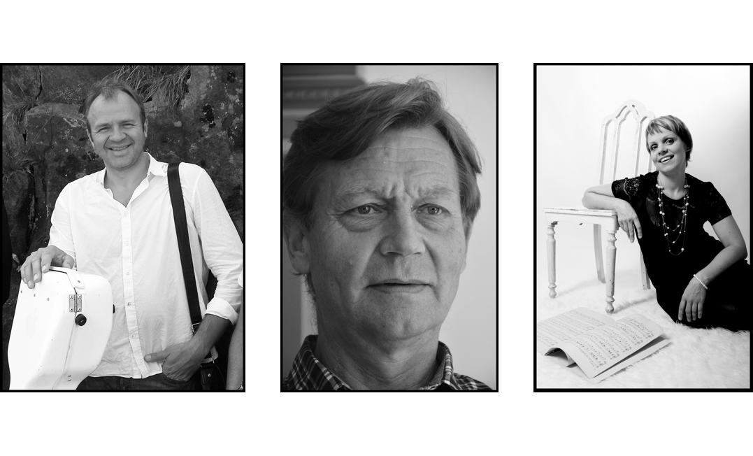 Fra venstre mot høyre: Bård Bosrup, Hans Christian Bræin og Ieve Berzina