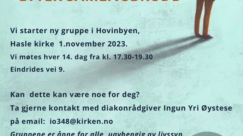 Tilbud om samtalegruppe etter samlivsbrudd
