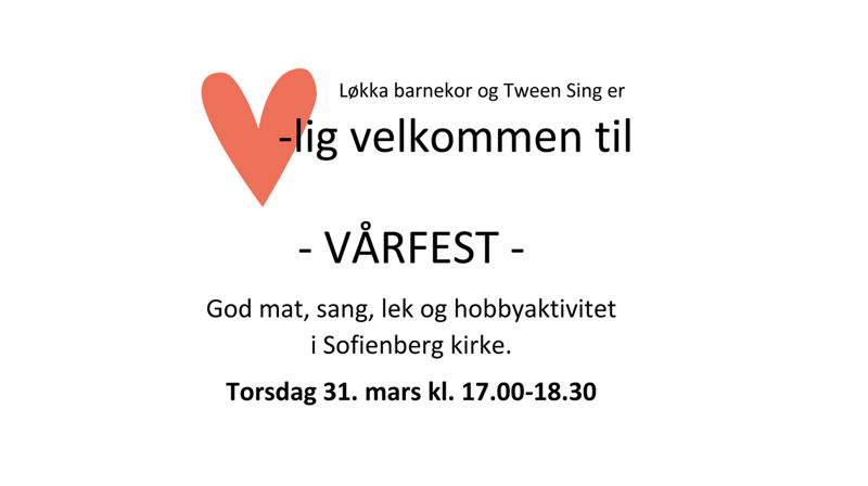 Vårfest og familiegudstjeneste