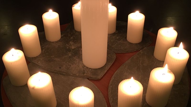 Tenn et lys på Allehelgensdag 5.nov.