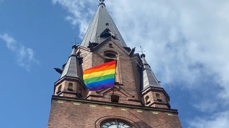 Regnbuegudstjeneste i Paulus kirke 25. juni