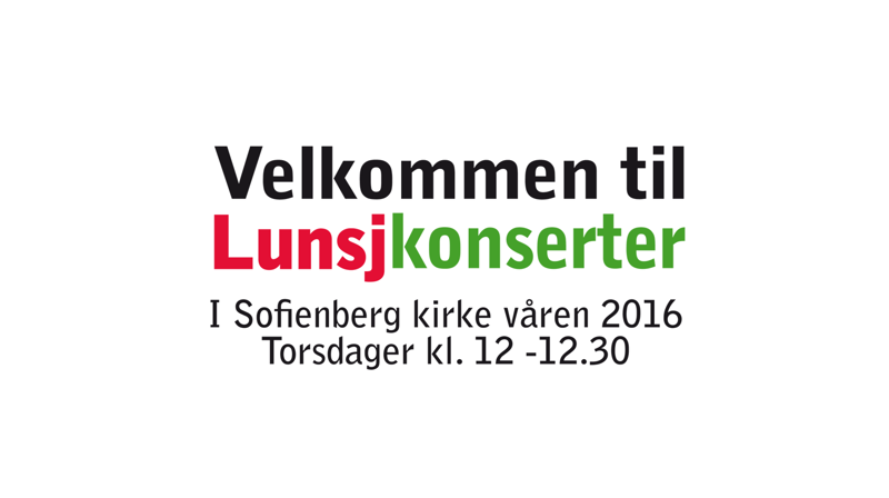 Lunsjkonserter våren 2016