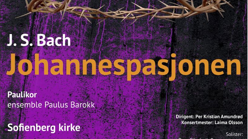 Lytt til Johannespasjonen 1. og 2.april