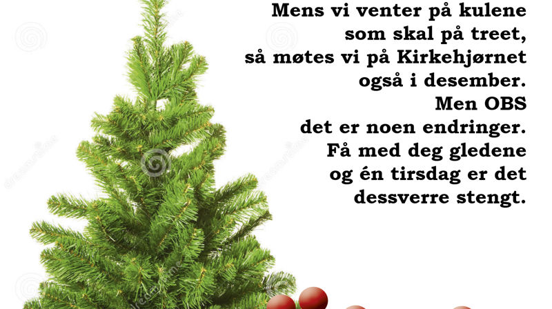 Kirkehjørnet i desember