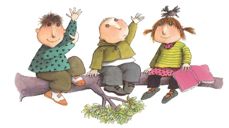 Bli kjent med Erlend,Tuva, Stian. Tre seksåringer som blir kjent med kirka si.