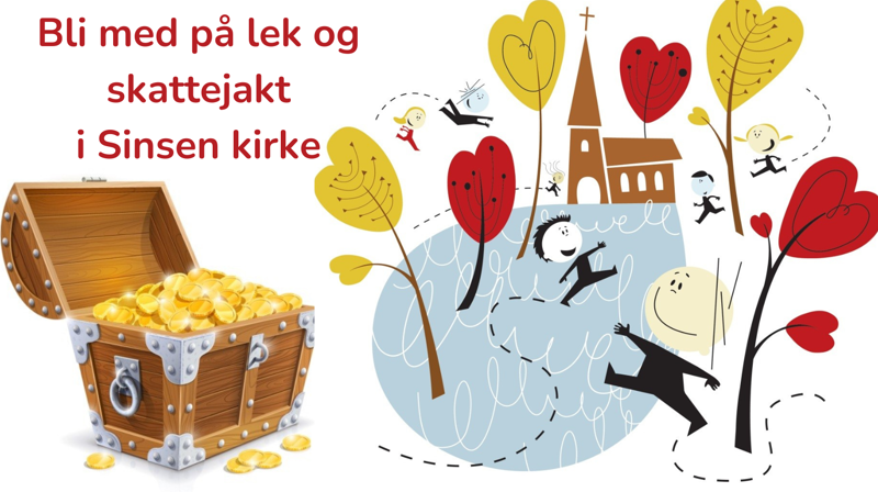 Er du 5 eller 6 år? Velkommen til skattejakt 2. november kl. 16.30