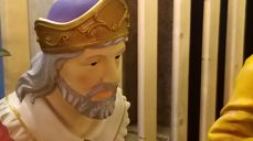 De hellige tre konger med gaver til en prins