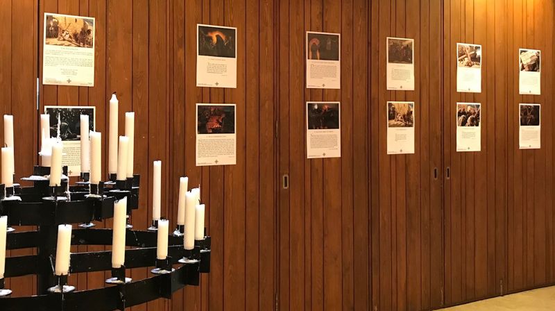 Kunstutstilling og vandring