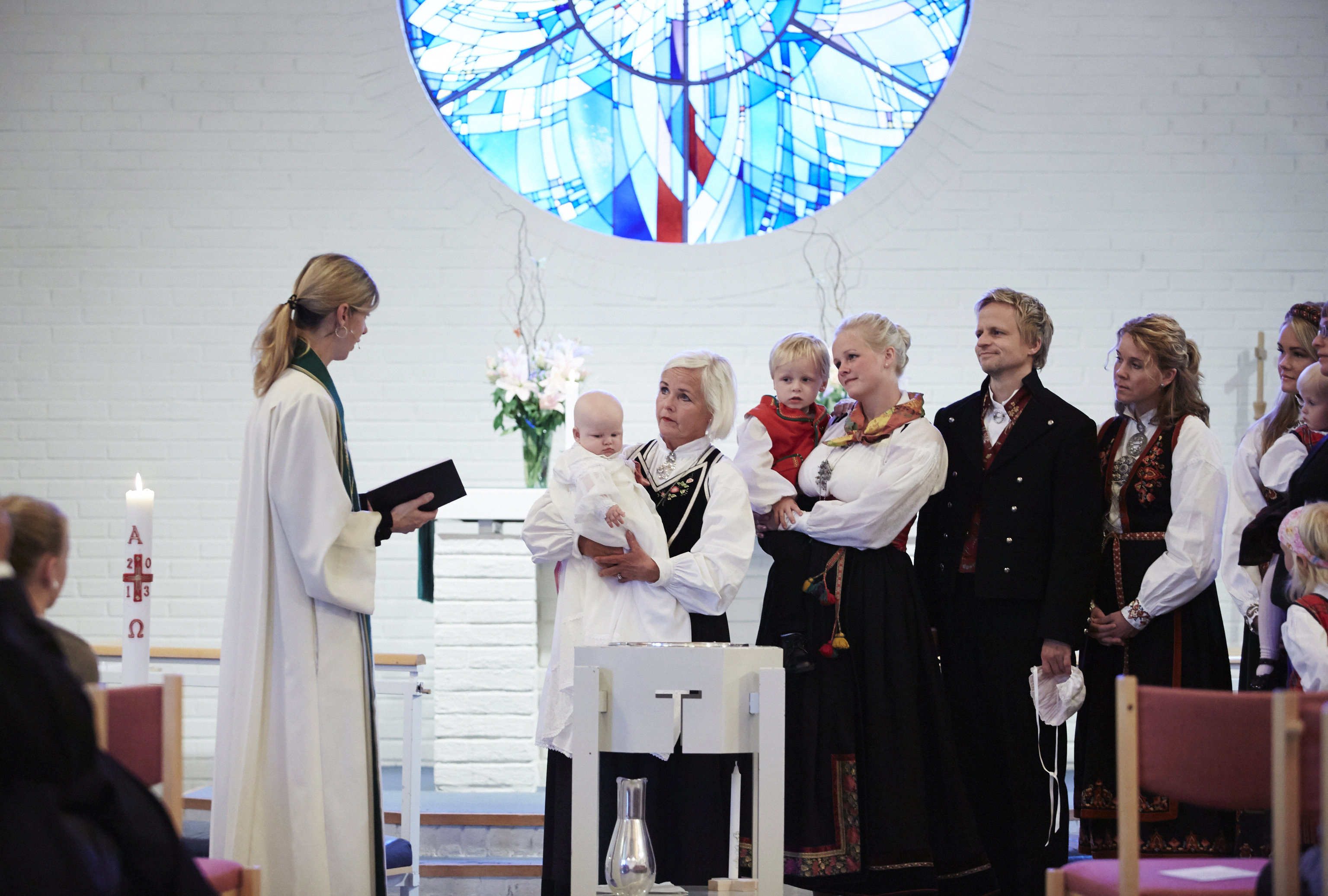 Dåp i Skøyen kirke