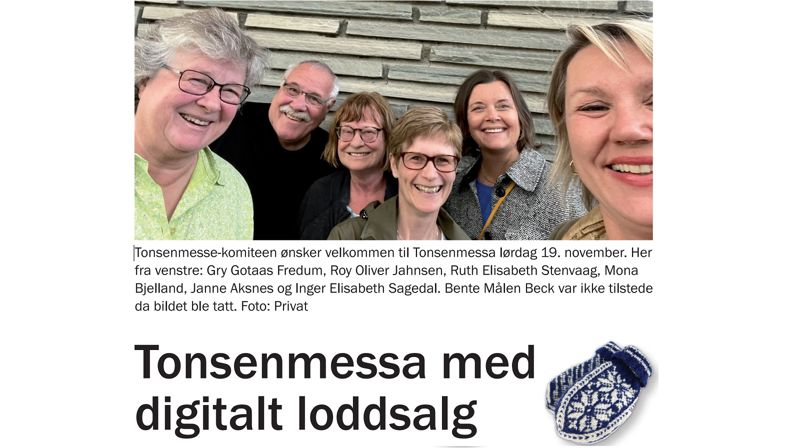 Tonsenmessa: Digitalt loddsalg