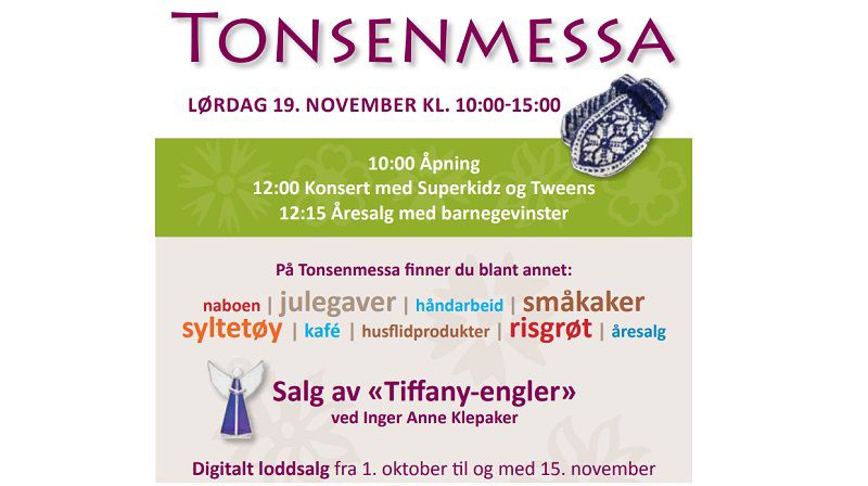 Tonsenmessa: Lørdag 19. november