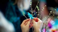 Fastelavnsris-verksted i Torshov og Lilleborg menighet. Foto: Bo Mathisen