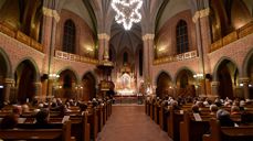 Fra fredsgudstjenesten i Trefoldighetskirken i Oslo 9. desember (Foto: Albin Hillert/WCC)