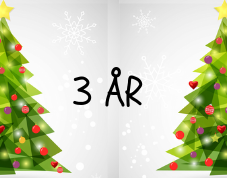 Juletre 3-åringer