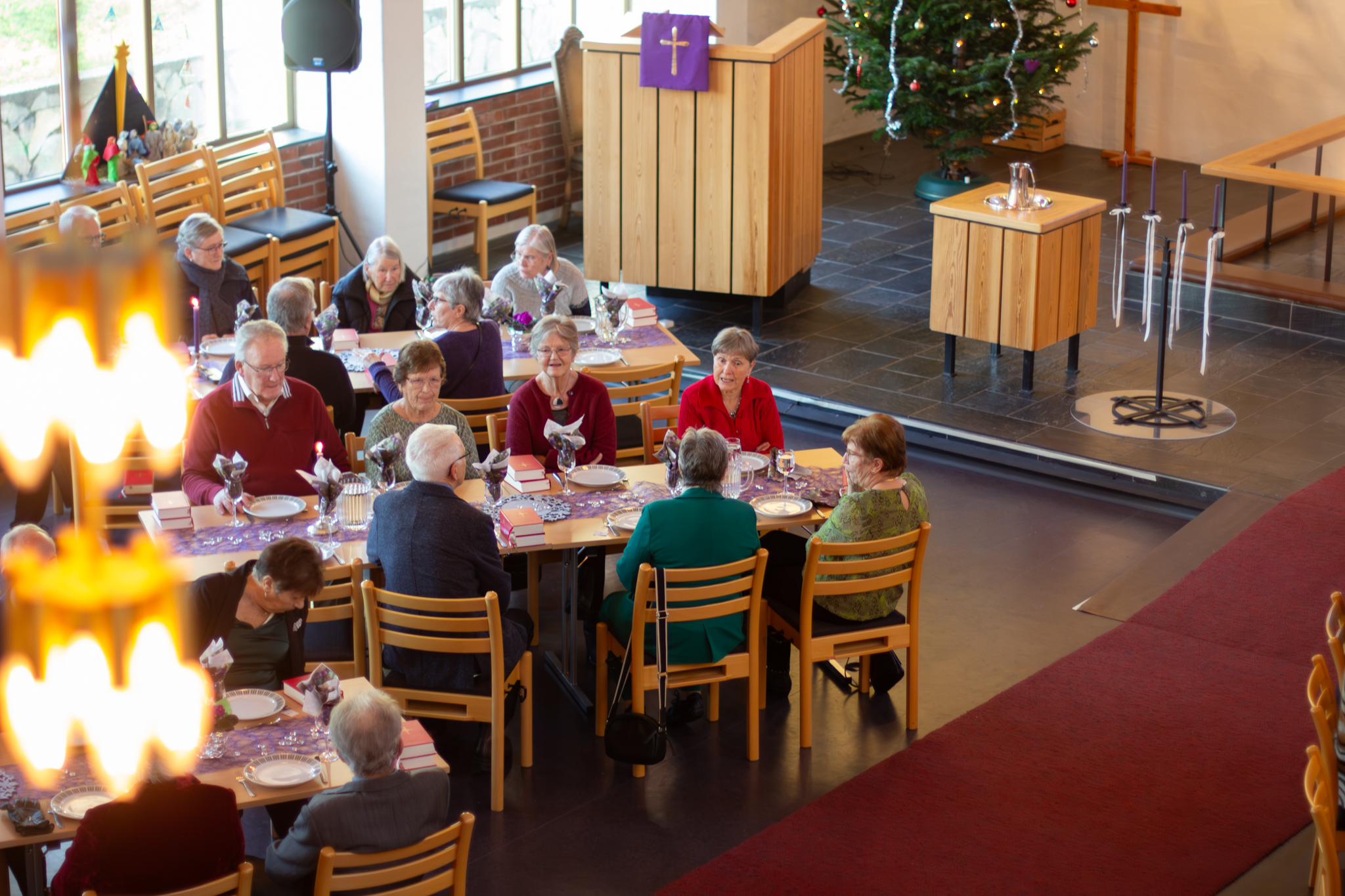 Starta adventstida med fellesskap