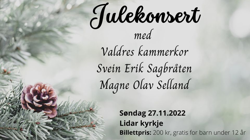 JULEKONSERT LIDAR KYRKJE