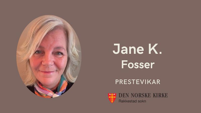 Prestevikar Jane K. Fosser - Rakkestad sokn