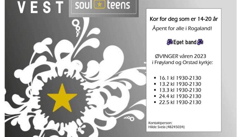 Bli med i VEST soul teens