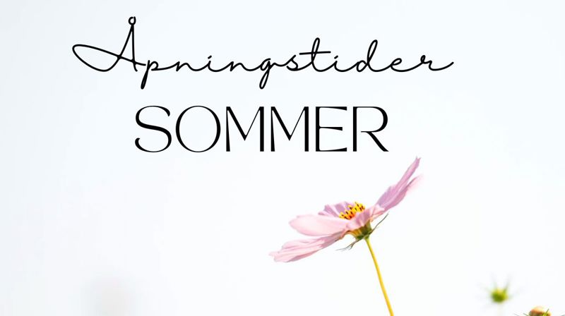 Åpningstider på kirketorget sommeren 2025