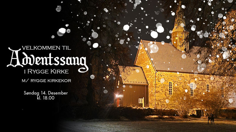 Adventssang i Rygge kirke 14.12.25 kl. 18