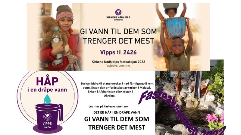 Kirkens Nødhjelps fasteaksjon og bøssebærerdag